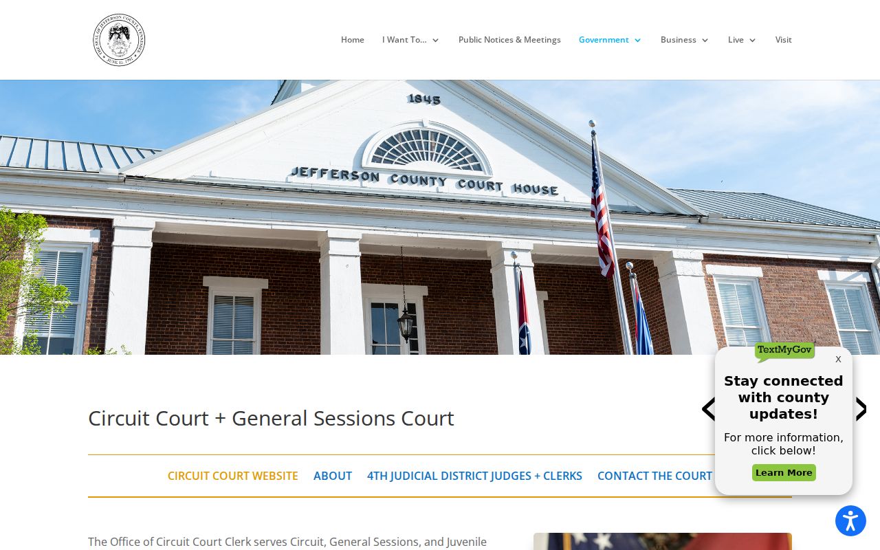 Jefferson County criminal court record clerk